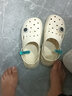 男士洞洞鞋2023新款防滑厚底休閑外穿韓版沙灘軟底護士包頭拖鞋男 沙灘大頭仔【米】 44-45（建議選大一碼） 曬單實(shí)拍圖