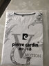 皮爾卡丹（pierre cardin）男士短袖T恤絲光棉圓領(lǐng)半袖夏季冰絲體恤衫桑蠶 皇冠黑色 XL 175建議135-155斤 曬單實拍圖
