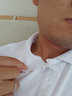 羅蒙夏季Polo短袖t恤男青年翻領(lǐng)潮流純色帶領(lǐng)半袖有領(lǐng)純棉打底衫修身 9958【純黑】+【純白】 2XL 125-140斤 曬單實(shí)拍圖