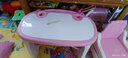 希伯熊 兒童桌子幼兒園椅小孩玩具臺寫(xiě)字套裝寶寶學(xué)習游戲桌吃飯可升降 粉帶畫(huà)板可升降（3-10歲一桌一椅 曬單實(shí)拍圖