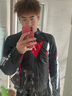 DAINESE/丹尼斯AVRO D2 TEX JACKET摩托車(chē)騎行服男秋冬季保暖機車(chē)賽車(chē)服 858/黑-白-紅(男款) 48 曬單實(shí)拍圖