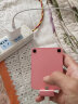 OISLE苹果XSMAX背夹充电宝适用三星S9华为P20iphone8Qi无线快充迷你小巧便携电池 粉红色 iPhoneX /5/6/78/s/Plus全通用 实拍图