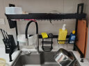 佳帮手厨房可伸缩水槽置物架碗碟架沥水架储物架收纳架子单层65-92.5cm 实拍图