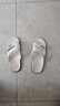 安嘆（ANTAN）運動(dòng)拖鞋男外穿夏天2025新款浴室防滑涼拖鞋室內洗澡時(shí)尚防臭ins B88D純白 42-43 (適合41-42腳) 曬單實(shí)拍圖