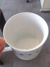 瓷都窯火景德鎮手繪青花陶瓷大茶杯個(gè)人帶蓋家用辦公室會(huì )議泡茶水杯帶手柄 梅開(kāi)五?！?00ML】 曬單實(shí)拍圖