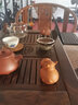 古悅堂 宜興全手工紫砂茶寵手把件可愛(ài)茶玩擺件套裝你好牛 靜聽(tīng)小牛老段泥款 曬單實(shí)拍圖