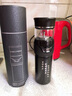 杯鑫格保溫杯茶水分離杯304不銹鋼泡茶男女士創(chuàng  )意車(chē)載功夫茶杯子  商務(wù)黑600ml 曬單實(shí)拍圖