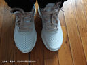 特步夏季女鞋薄款透氣夏天運動(dòng)鞋女士休閑跑步鞋輕便厚底軟底網(wǎng)面鞋女 淺灰 37 曬單實(shí)拍圖