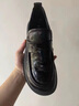 Walker Shop品牌皮鞋男春季新款商務(wù)男鞋純色厚底休閑鞋英倫簡約樂福鞋正裝鞋 黑色套腳款 40 曬單實(shí)拍圖