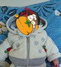 G.DUCKKIDS童裝新款 男女寶寶套裝0—1歲半嬰兒3秋冬裝4加絨衣服5小孩7冬季8 毛猴子灰色 三件套 加絨 加厚 80 建議身高70-80cm約6-12個(gè)月 曬單實(shí)拍圖