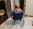 三貴（MIKI）手動(dòng)輪椅車(chē)老人輕便折疊小舒適航太鋁合金超輕實(shí)心胎免安裝M-43RK M-43RK【超輕大輪10.6KG】 曬單實(shí)拍圖