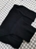 无印良品 MUJI 女式  罗纹高领毛衣 W9AA870 长袖针织衫 黑色 S 实拍图