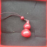辰晟朱砂原石天然如意男女個(gè)性小吊墜項鏈手機鏈鑰匙扣掛件葫蘆吊墜 手機鏈款（葫蘆大號）【配證書(shū)】 曬單實(shí)拍圖