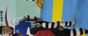 恩哲跆拳道护具全套儿童加厚跆拳道护具五件套成人训练套装护具包 4号男士蓝色(适合170-190cm身高) 实拍图
