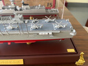 退伍紀(jì)念品055導(dǎo)彈驅(qū)逐艦056A護(hù)衛(wèi)艦合金模型南昌號(hào)模型展覽 055驅(qū)逐艦1：400+鋁箱裝 合金模型 曬單實(shí)拍圖
