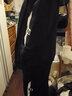 花花公子（PLAYBOY）衛(wèi)衣男套裝男裝秋冬長袖T恤男士外套男上衣服潮流三件套 黑白 5XL 曬單實拍圖