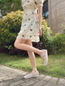 妙麗（Millies）品牌輕奢平底瑪麗珍鞋網(wǎng)紗透氣休閑女鞋2025夏季新款百搭舒適單鞋 米色 40 (250mm)  標(biāo)準(zhǔn)碼 曬單實(shí)拍圖
