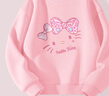 Hello Kitty女童衛衣2025新款春秋寬松休閑兒童上衣潮款高級感韓系女孩衣服 曬單實(shí)拍圖