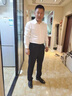 拉博夫100%純羊毛西褲男春夏商務(wù)休閑免打理西服褲男士直筒免燙正裝褲 藏青【100%精細羊毛】 32 曬單實(shí)拍圖