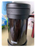 膳魔师（THERMOS）保温杯子500ml带茶漏真空不锈钢桌面马克咖啡泡茶杯TCMF-501 BK 实拍图