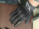 Alpinestars COPPER a星摩托車(chē)手套春夏透氣休閑防摔騎行手套男 黑白12 XL 曬單實(shí)拍圖