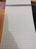 道林筆記本上翻線圈本steno notes口譯速記本螺旋分欄記事本 黃色 A5 一包6本 曬單實拍圖