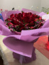 浪漫季节鲜花速递同城配送33朵红玫瑰花束表白求婚女友老婆生日礼物全国 33朵红玫瑰-小香风款 今日达-【可预约送花时间】 实拍图