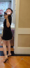 MO&Co.【会员专享福利】夏设计感高级感短袖黑色西装连衣裙MBB2DRS043 黑色 S/160 晒单实拍图