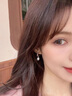 Arsis流光波光月影耳墜女法式原創(chuàng)時尚簡約耳墜耳飾送女友禮物 波光月影耳墜 曬單實拍圖