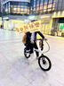 都市螳螂20寸親子折疊自行車(chē)帶小孩母子車(chē)鋁合金超輕遛娃變速折疊單車(chē)帶娃 高配白色折疊車(chē)+后快拆兒童座椅 20英寸 曬單實(shí)拍圖