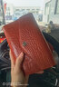 Filofax筆記本英國進(jìn)口鱷魚(yú)紋小牛皮封面活頁(yè)手帳拉鏈包記事本禮盒裝Osterley系列A6緊湊型手包橙色028607 曬單實(shí)拍圖