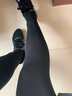 皮爾卡丹保暖褲女連褲襪3000D加絨加厚加大襠超柔火神絨太空服PI纖維雙重加厚打底褲黑色均碼踩跟 曬單實(shí)拍圖