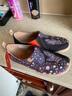 U·IN彩繪旅行鞋托萊多1彩虹系列 男女一腳蹬帆布鞋 輕便軟底旅游鞋 許愿丨帆布 36 曬單實(shí)拍圖