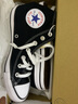 匡威（Converse）帆布鞋男鞋女鞋秋季新款All Star三星標中性經(jīng)典時(shí)尚常青款休閑鞋 101010/經(jīng)典黑/店長(cháng)推薦/買(mǎi)買(mǎi) 38 曬單實(shí)拍圖