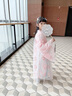 歐育兒童漢服女童夏秋溫柔超仙連衣裙新款洋氣國風(fēng)女孩生日禮物演出服 粉色超仙刺繡連衣裙 常規(guī) B1517 150 【建議身高140-150cm】 曬單實(shí)拍圖