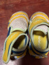 卡特兔儿童凉鞋夏季男童毛毛虫凉拖女宝机能鞋包头学步鞋XBF3黄色14.5cm 实拍图