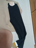英氏（YEEHOO）女童打底褲兒童褲子冬季高腰加絨加厚瑜伽褲中大童裝洋氣冬裝新款 毛線(xiàn)織帶黑色 165 曬單實(shí)拍圖