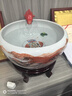 鎏銘景德鎮中式古法家用客廳陶瓷魚(yú)缸養魚(yú)盆過(guò)濾循環(huán)流水烏龜缸金魚(yú)缸 大號小魚(yú)流水 曬單實(shí)拍圖