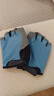 四萬(wàn)公里騎行半指手套運動(dòng)健身戶(hù)外登山透氣減震防滑吸汗手套 藍色 曬單實(shí)拍圖