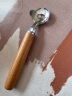 迪普尔 刀削面专用刀家用木柄不锈钢山西面食专业工具削面神器 实拍图