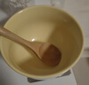 ezicok馬克杯陶瓷麥片杯燕麥杯牛奶杯家用大容量酸奶杯純色帶蓋帶勺杯子 檸檬黃-早餐杯【帶蓋+木勺】 曬單實(shí)拍圖