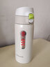 孔雀（Peacock）日本保溫杯316不銹鋼水杯男女士杯子商務(wù)便攜隨行杯車(chē)載彈蓋杯 珍珠白400ml 曬單實(shí)拍圖