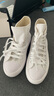 匡威（Converse）女鞋新款Move超輕云朵增高休閑高幫帆布松糕厚底鞋568497C 白色 568498C 35 曬單實(shí)拍圖