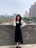 矜持范大碼秋季套裝女長(cháng)袖連衣裙女胖妹妹秋冬新款小個(gè)子收腰顯瘦長(cháng)裙 1197 M 70-95斤 曬單實(shí)拍圖
