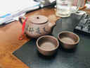 古往今來(lái) 宜興純全紫砂壺名家手工泡茶壺家用功夫茶具套裝 刻繪石瓢 紫泥天道酬勤 曬單實(shí)拍圖