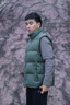 Calvin KleinJeans【防水】秋冬男士ck鴨絨絎縫立領(lǐng)羽絨背心馬甲J326814 LLP-軍綠 L 曬單實(shí)拍圖