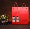 艺鸟红酒纸盒纸袋红酒盒包装袋手提袋葡萄酒盒瓦楞纸袋双支通用版 双支金卡1个（升级加厚30%） 实拍图