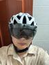 洛克勒（LOCLE） 磁吸風鏡騎行頭盔特大號男女兒童公路山地自行車頭盔帶風鏡大碼 經(jīng)典白 1風鏡 (灰) XL(61-66cm) 男士大頭專用 曬單實拍圖