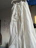 亂在江南文藝休閑多層蕾絲仙氣半身裙女松緊腰白色棉質(zhì)淑女風(fēng)半裙 白色 均碼 曬單實(shí)拍圖