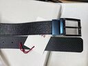 巴利（BALLY）送禮男士腰帶新款商務(wù)休閑腰帶皮帶交織印花雙面可用腰帶 6300010 黑色 110 曬單實(shí)拍圖